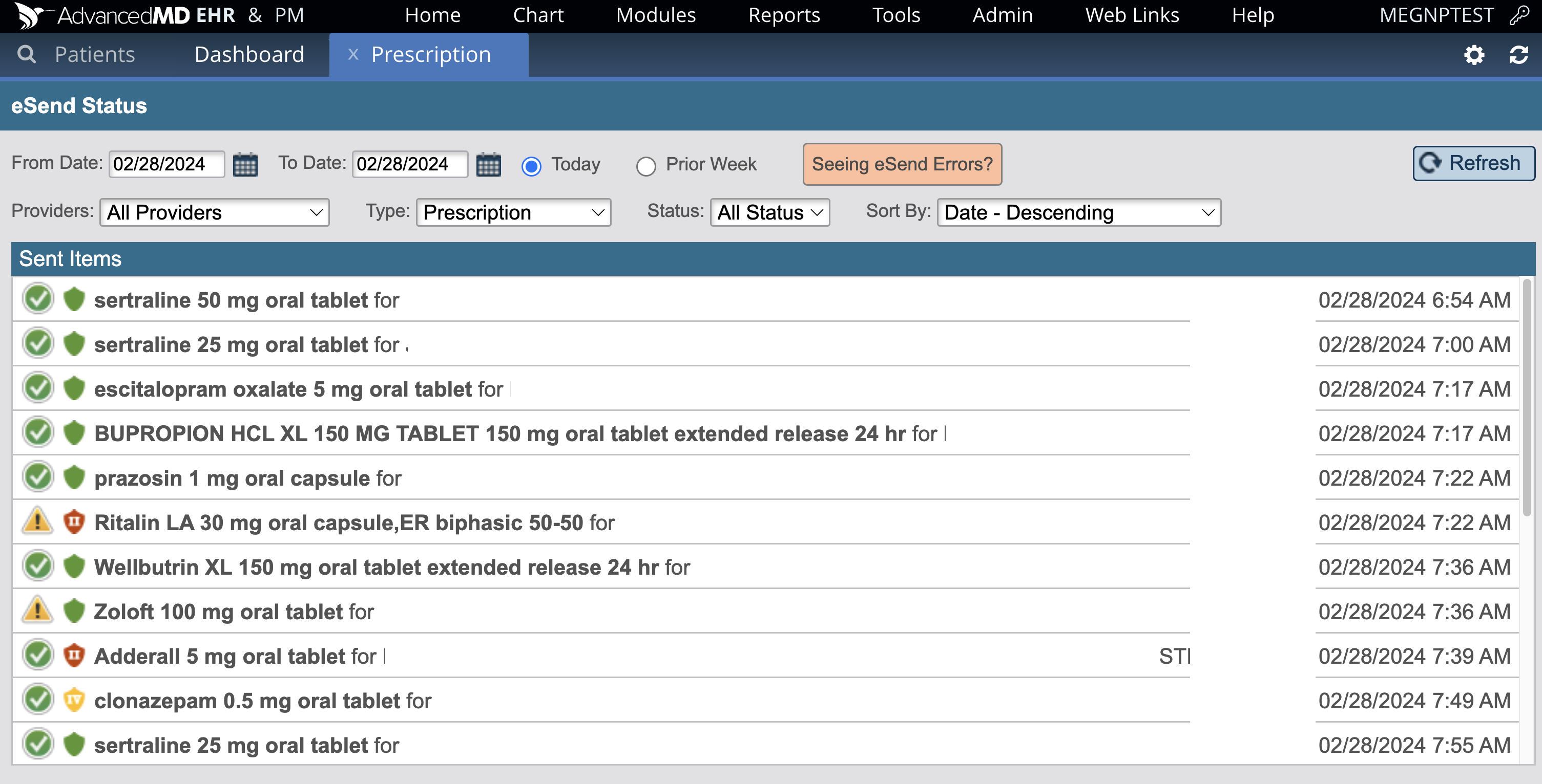 perscription esend report.png